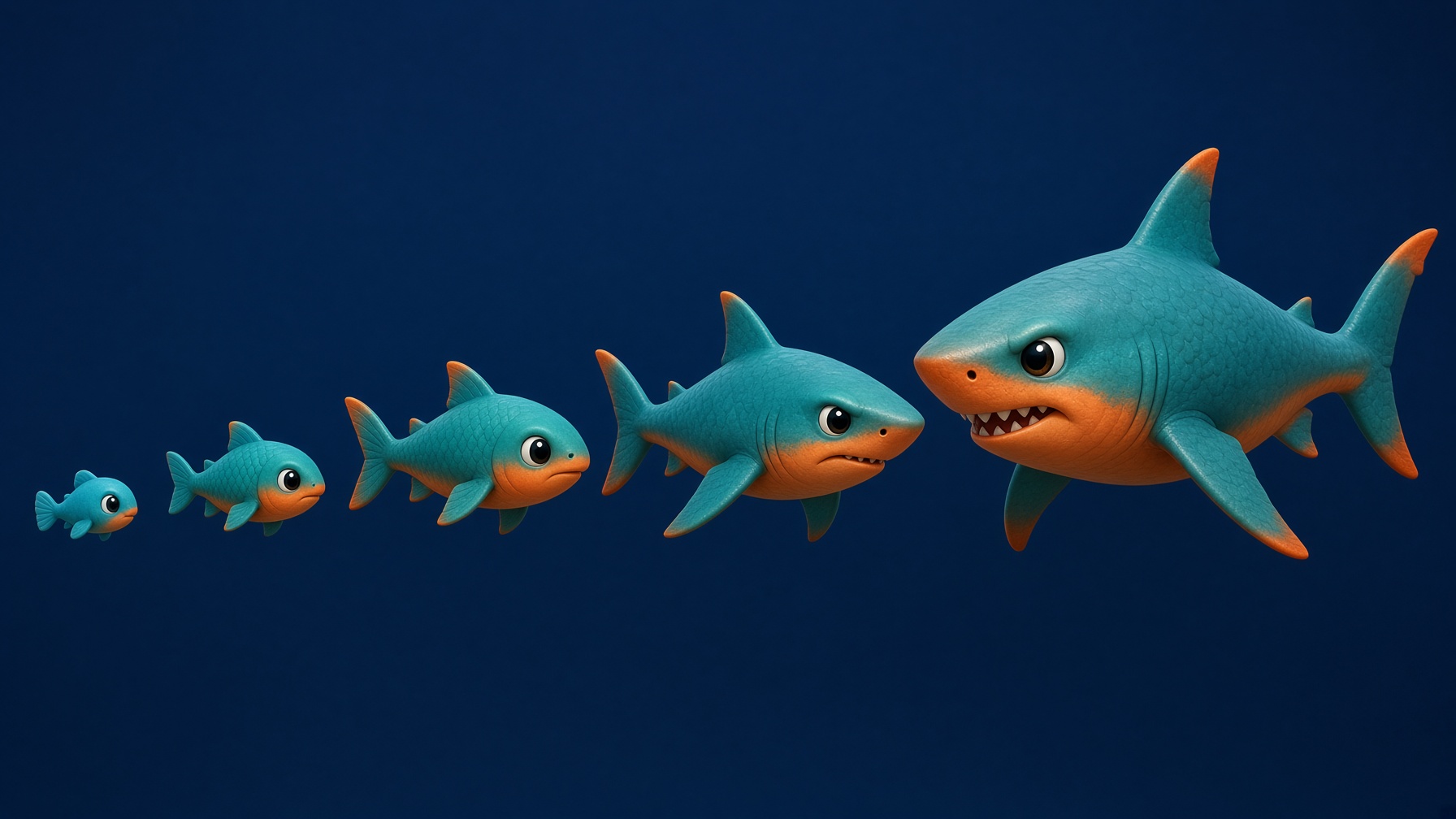 FISHENZO growing from fry to titan